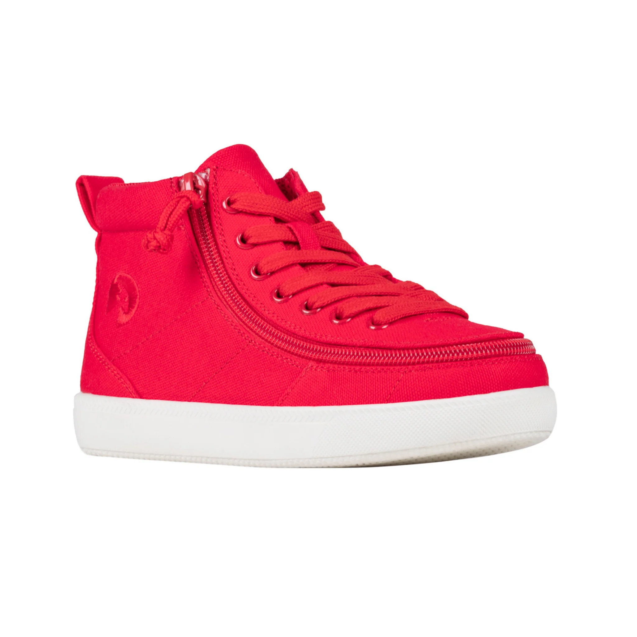 Billy Footwear (Kids) DR II Fit - High Top Red Canvas Shoes - Image 4
