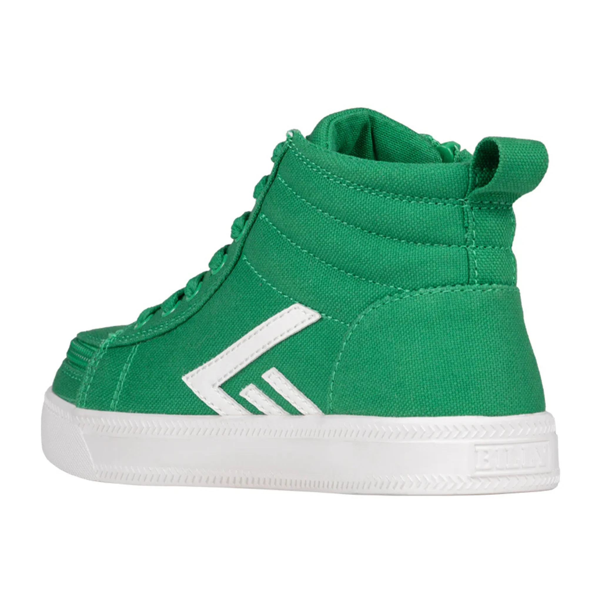 Billy Footwear (Kids) - High Tops Green/White CS Canvas Shoes - Image 3