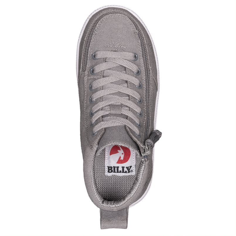 Billy Footwear (Kids) DR Fit - High Top Canvas Dark Grey Shoes - CLEARANCE - Image 3