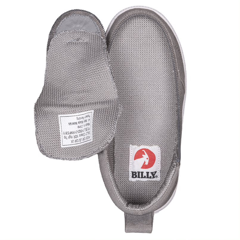 Billy Footwear (Kids) DR Fit - High Top Canvas Dark Grey Shoes - CLEARANCE - Image 4