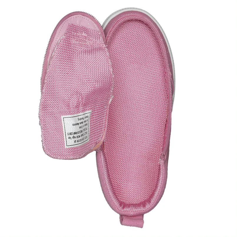 Billy Footwear (Kids) DR Fit - High Top Pink Canvas Shoes - CLEARANCE - Image 3