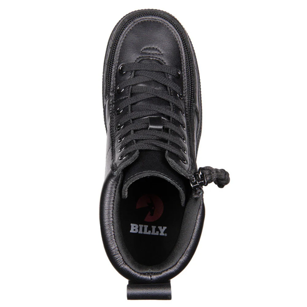 Billy Footwear (Kids) - High Top Leather Black to Floor Leather Shoes - CLEARANCE - Image 3