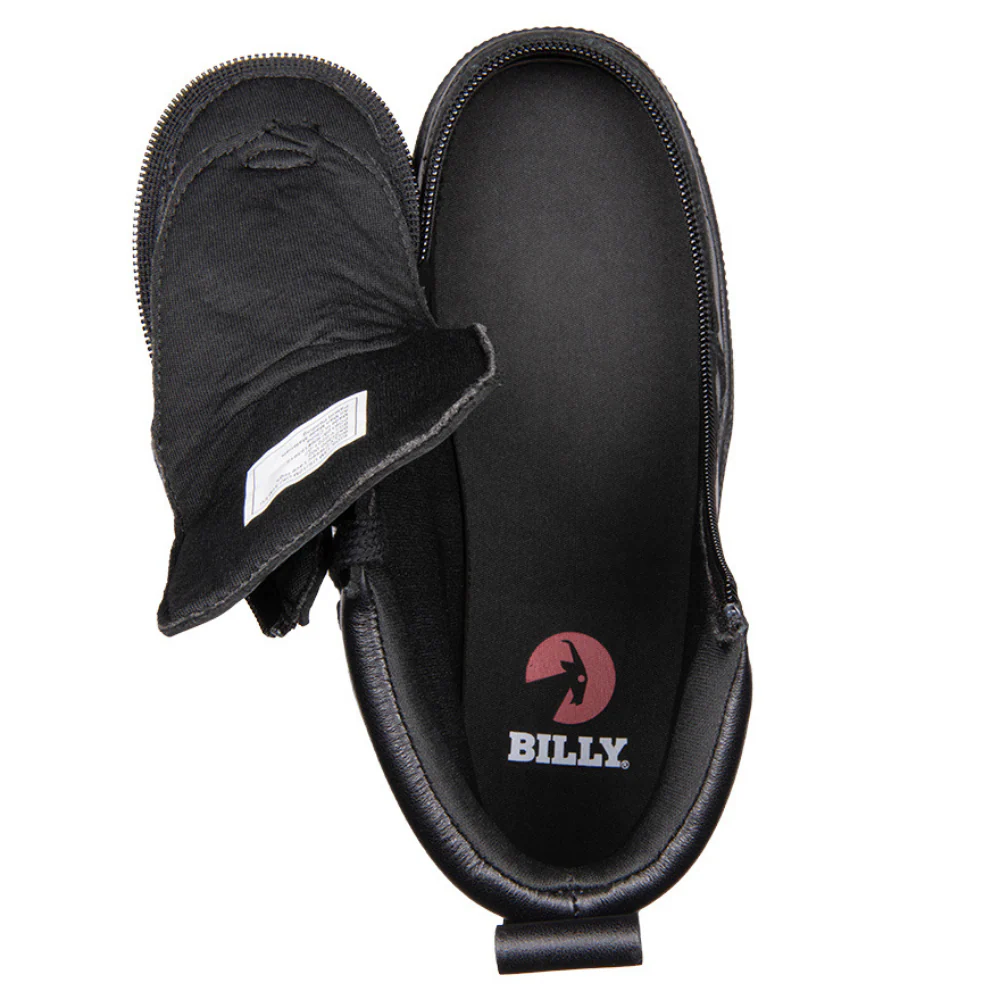 Billy Footwear (Kids) - High Top Leather Black to Floor Leather Shoes - CLEARANCE - Image 4