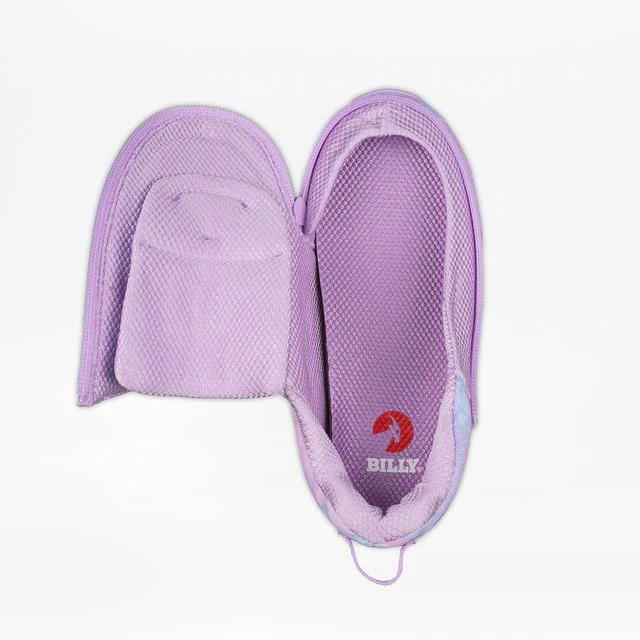 Billy Footwear (Kids)  - Lilac Watercolour Limitless Trainers - Image 3