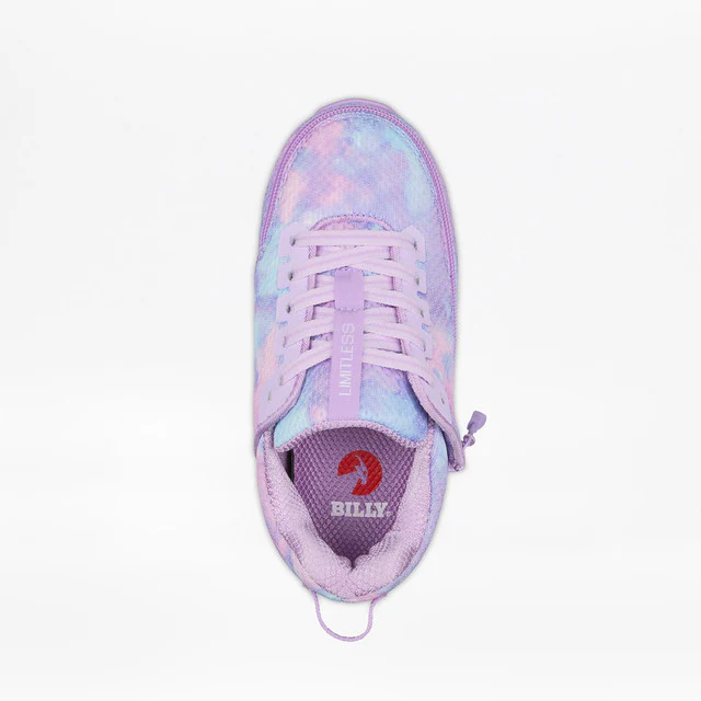 Billy Footwear (Kids)  - Lilac Watercolour Limitless Trainers - Image 4