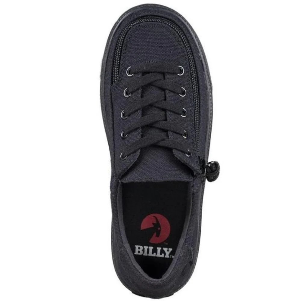 Billy Footwear (Kids)  - Low Top Black Canvas shoes - CLEARANCE - Image 3