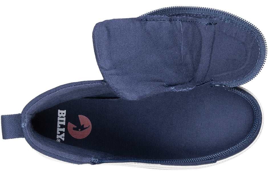 Billy Footwear (Mens) - High Top Navy/White CS Canvas Shoes - Image 3