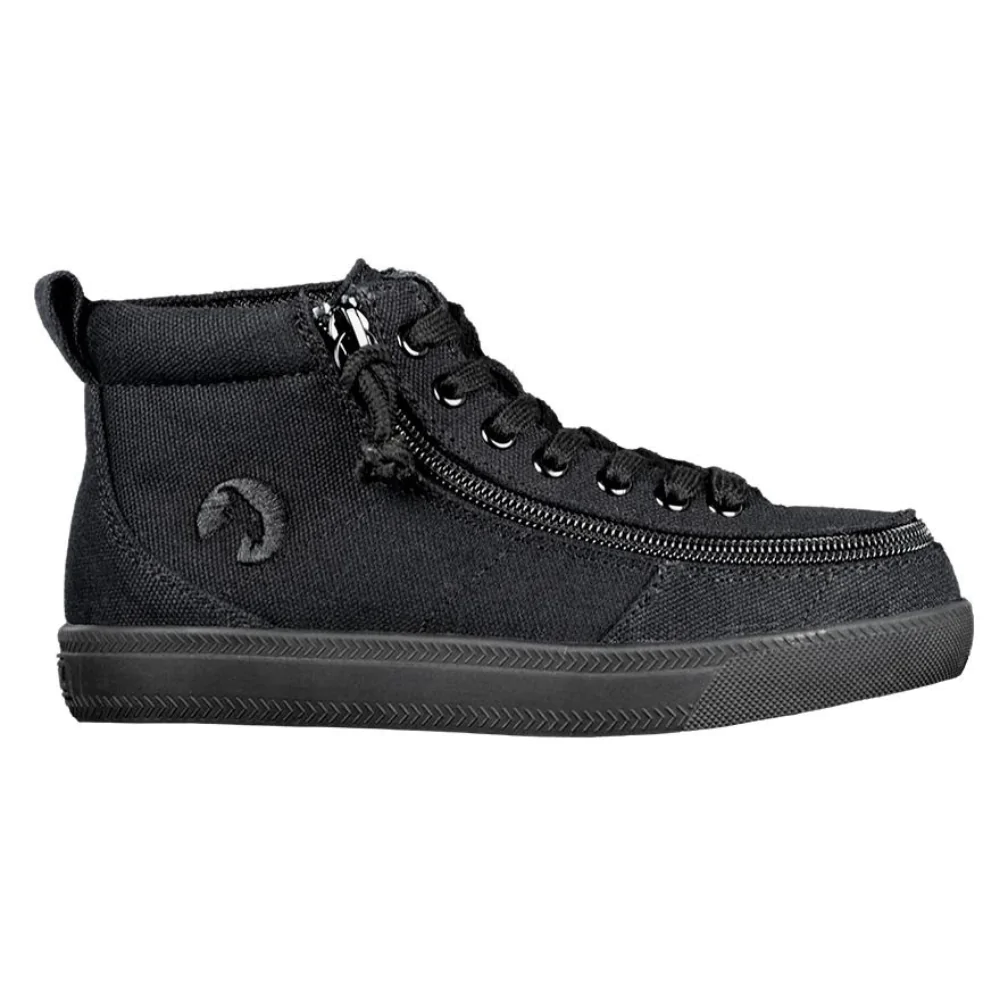 Billy Footwear (Toddlers) DR II Fit - High Top Black Canvas Shoes - CLEARANCE