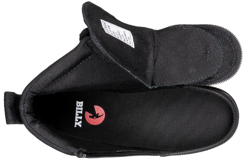 Billy Footwear (Toddlers) DR II Fit - High Top Black Canvas Shoes - CLEARANCE - Image 3