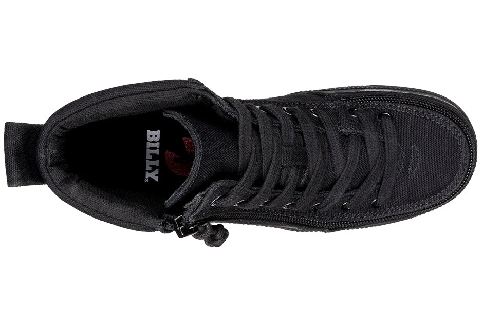 Billy Footwear (Toddlers) DR II Fit - High Top Black Canvas Shoes - CLEARANCE - Image 4