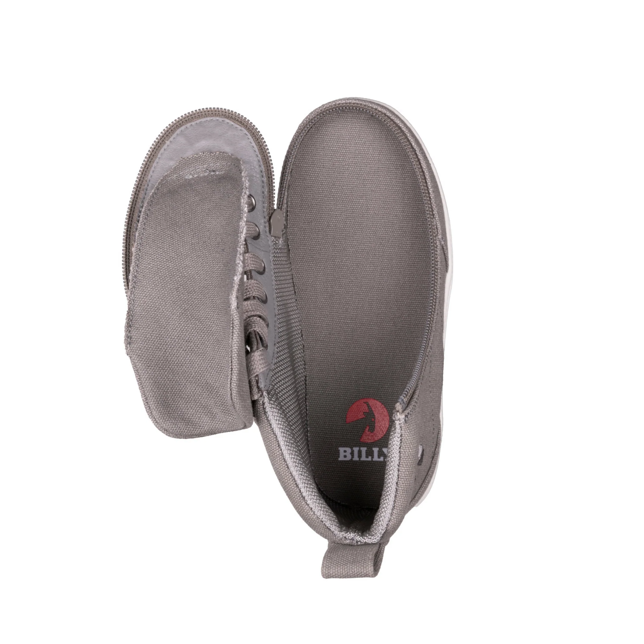 Billy Footwear (Toddlers) DR II Fit - High Top Dark Grey Canvas Shoes - CLEARANCE - Image 2