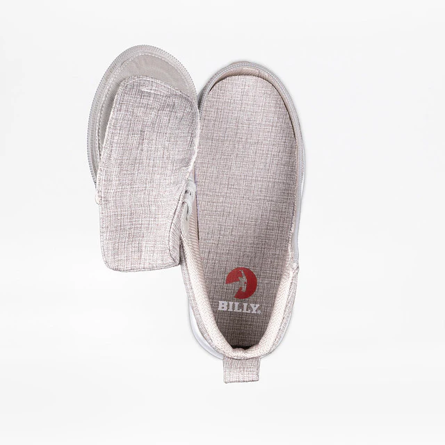 Billy Footwear (Toddlers) - High Top Goat Grey Jersey Shoes - Image 4