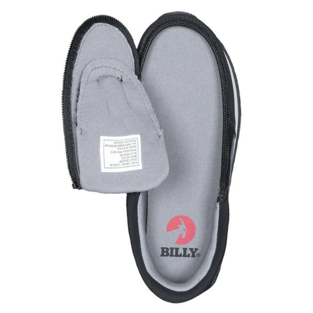 Billy Footwear (Toddlers) - Black / Charcoal Faux Suede Trainers - CLEARANCE - Image 4