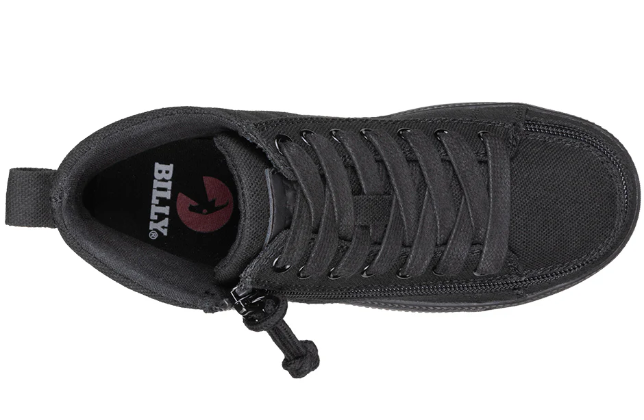 Billy Footwear (Toddlers)  - High Top Black to the Floor CS Canvas Shoes - Image 5