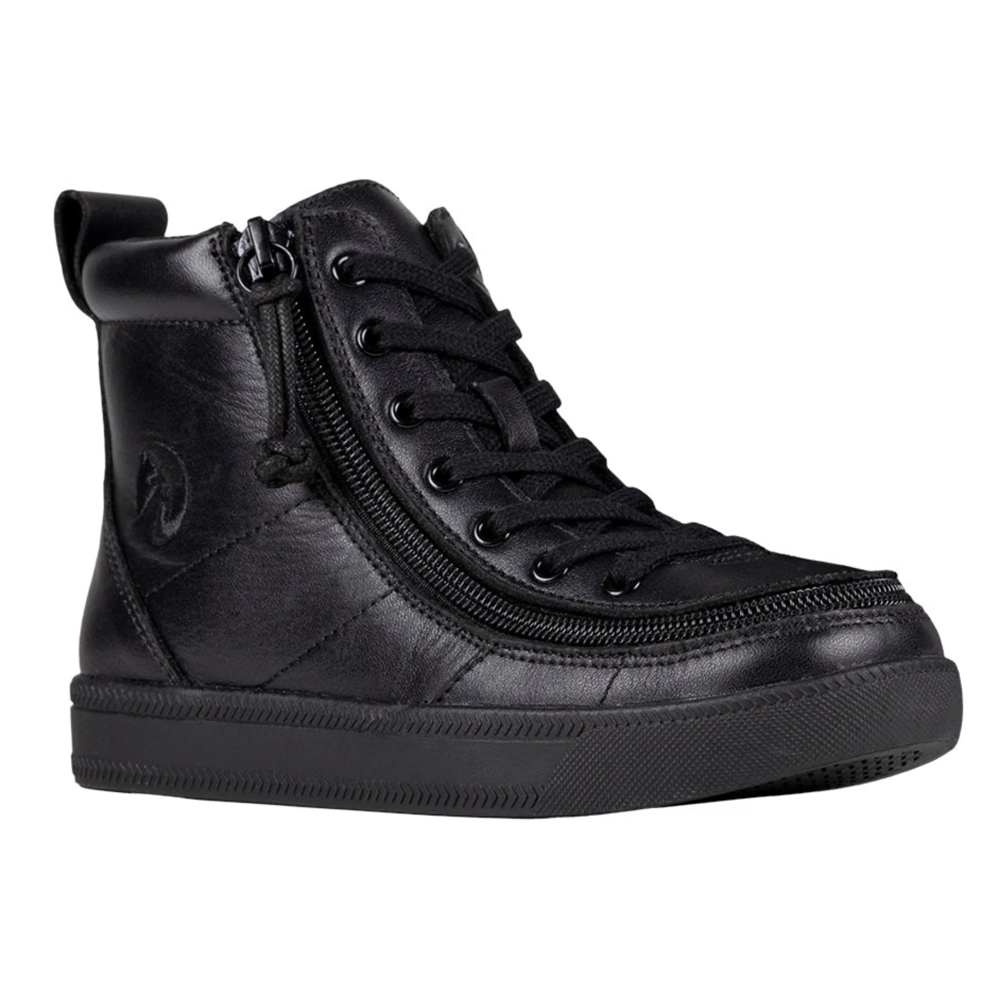 Billy Footwear (Toddlers) DR II Fit - High Top Black to Floor Leather Shoes - CLEARANCE - Image 2