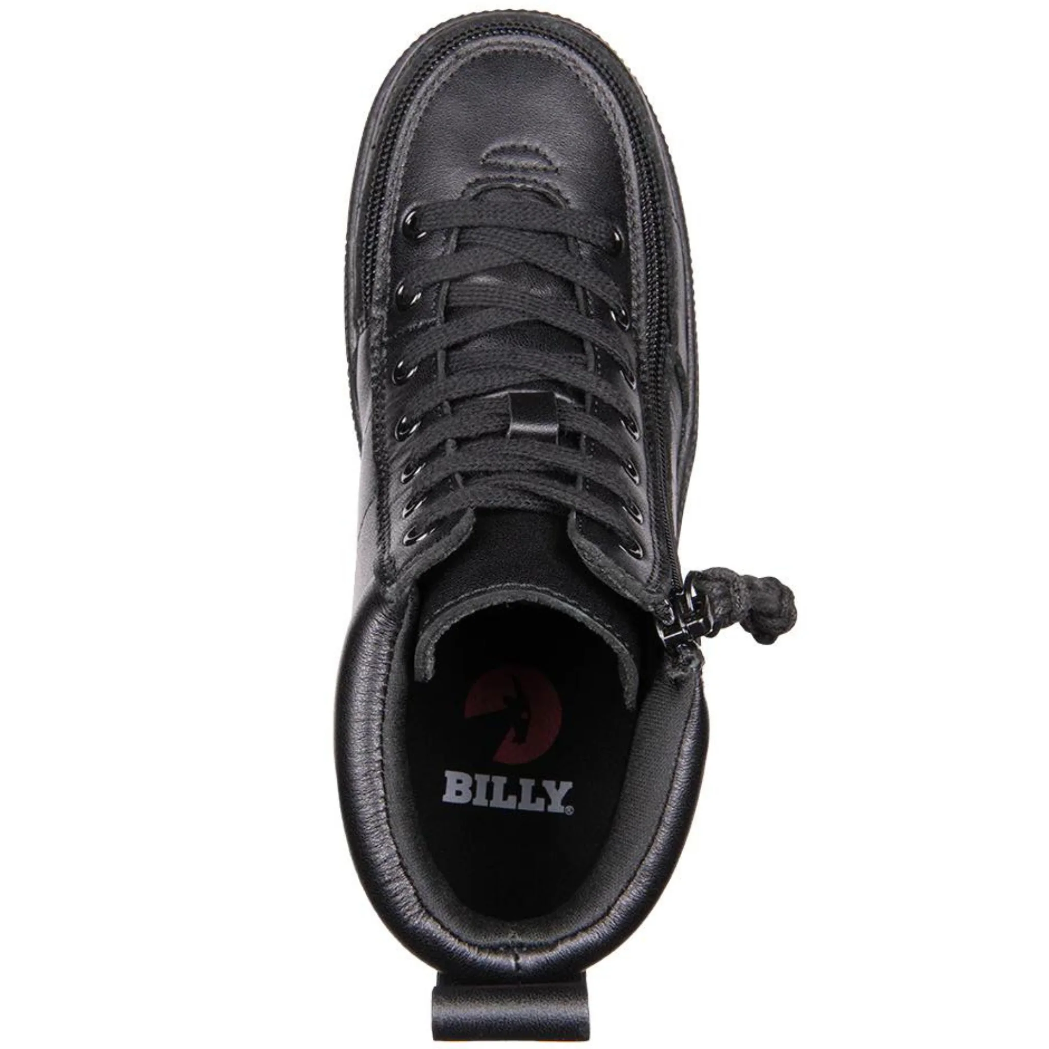 Billy Footwear (Toddlers) DR II Fit - High Top Black to Floor Leather Shoes - CLEARANCE - Image 3