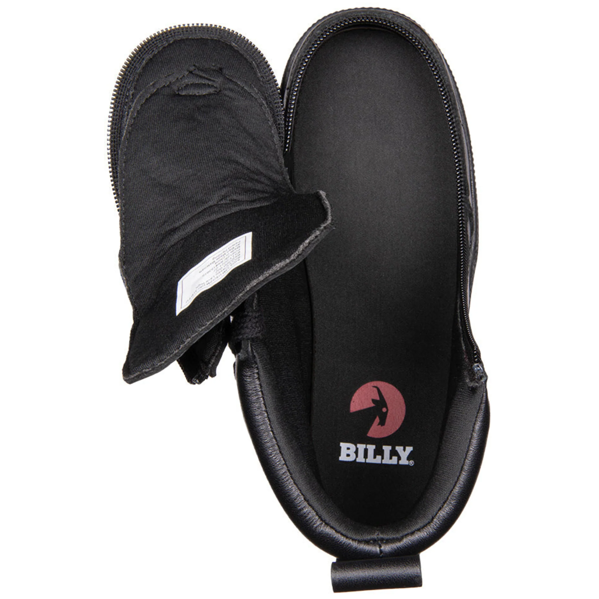 Billy Footwear (Toddlers) DR II Fit - High Top Black to Floor Leather Shoes - CLEARANCE - Image 4