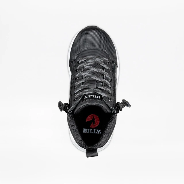 Billy Footwear (Kids) - High Top Rugged Black Goat DZ Shoes - Image 2