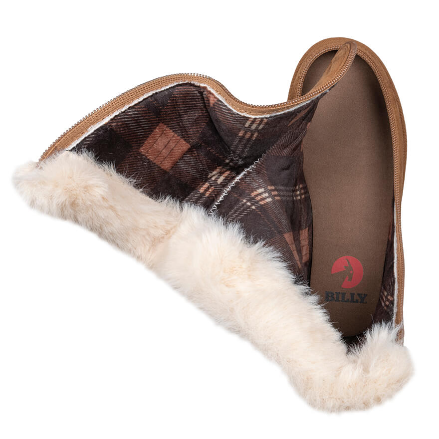 Billy Footwear (Womens) - Faux Suede Cosy Boots 2 - Image 4