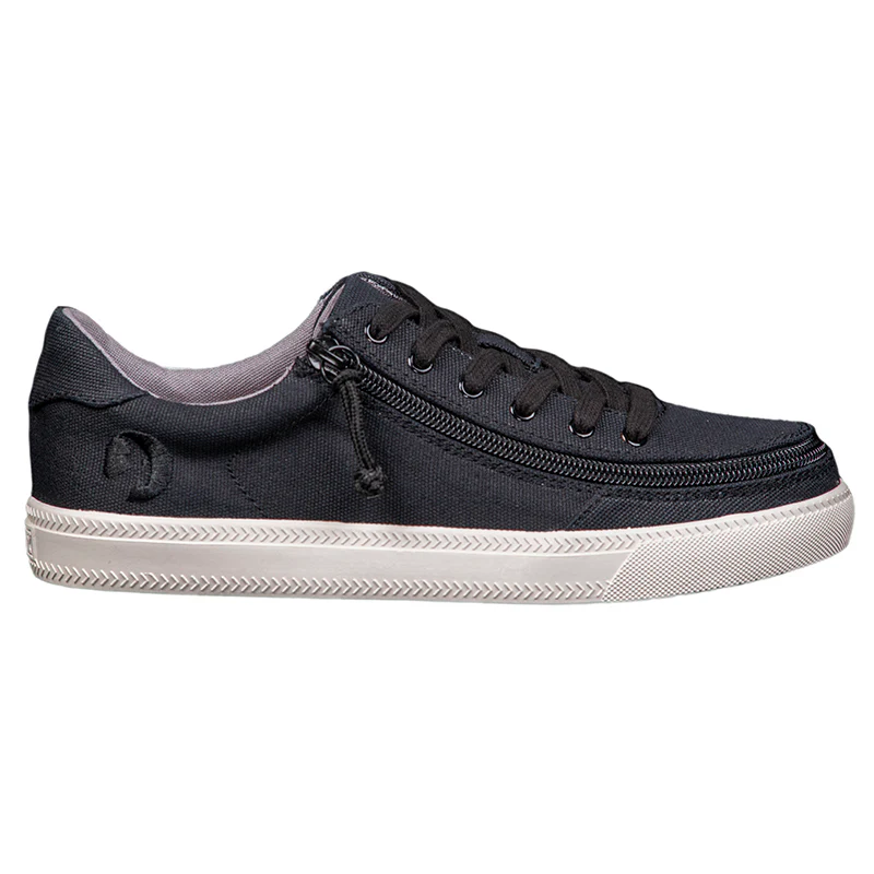 Billy Footwear (Womens) - Low Top Black Canvas Shoes - CLEARANCE - Image 2