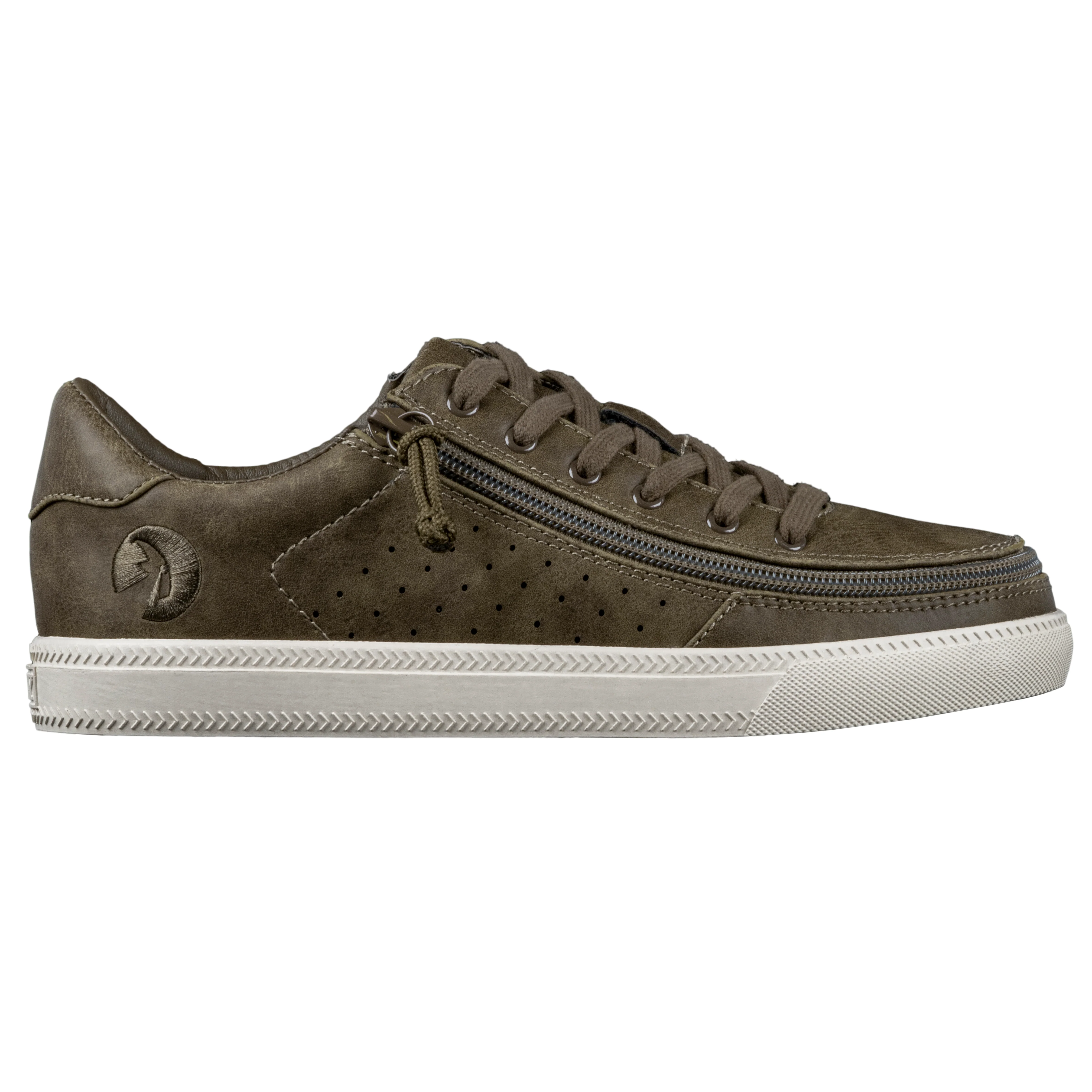 Billy Footwear (Womens) - Low Top Olive Faux Leather Shoes - CLEARANCE - Image 8
