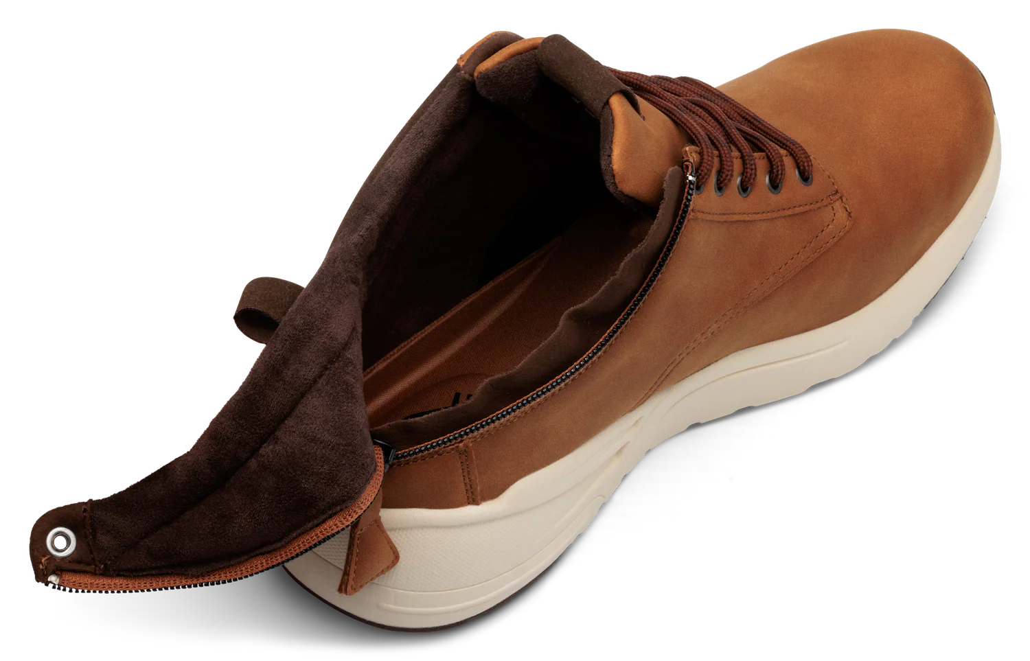 Friendly Shoes (Mens) - Scout Zip Up Boot Spice Desert - Image 4