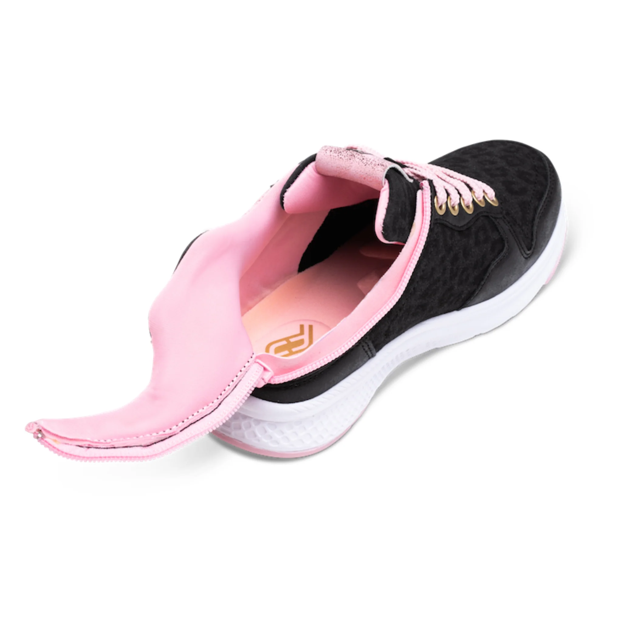 Friendly Shoes (Kids) - Excursion Black Leopard Dahlia Pink - Image 3
