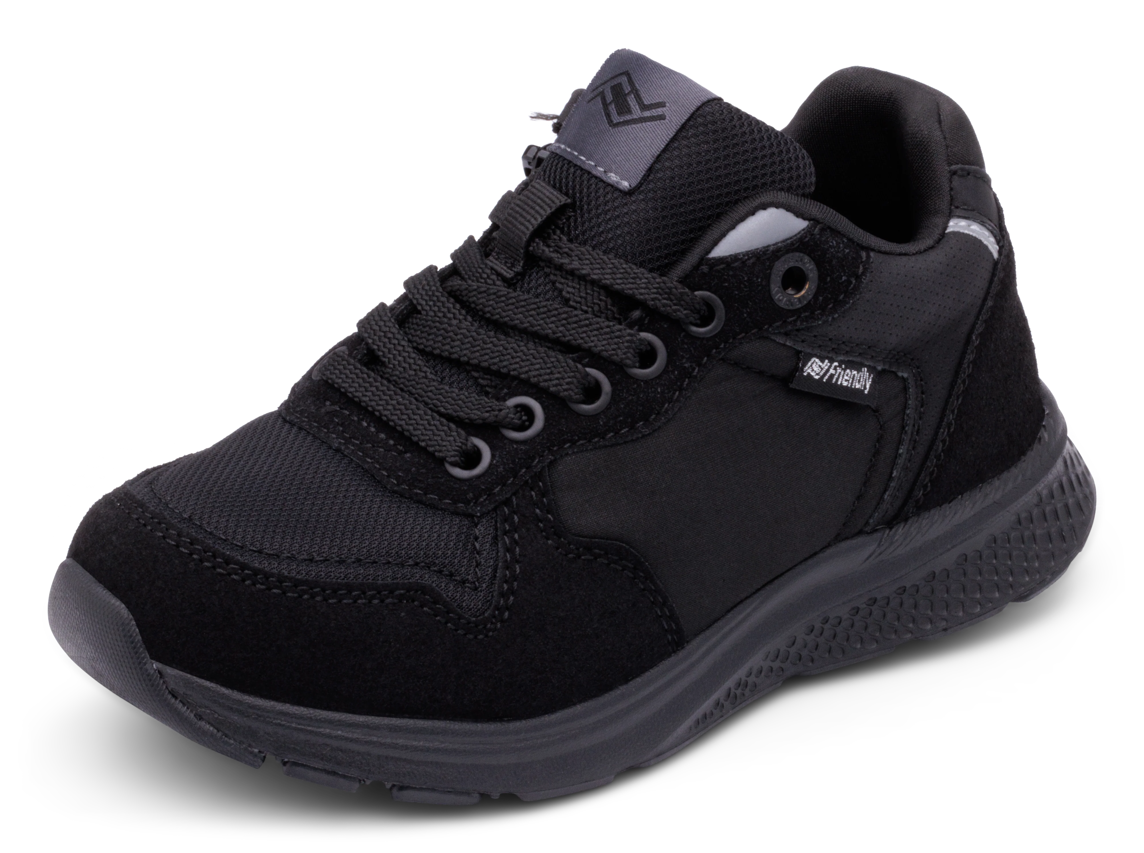 Friendly Shoes (Kids) - Excursion All Black - Image 4