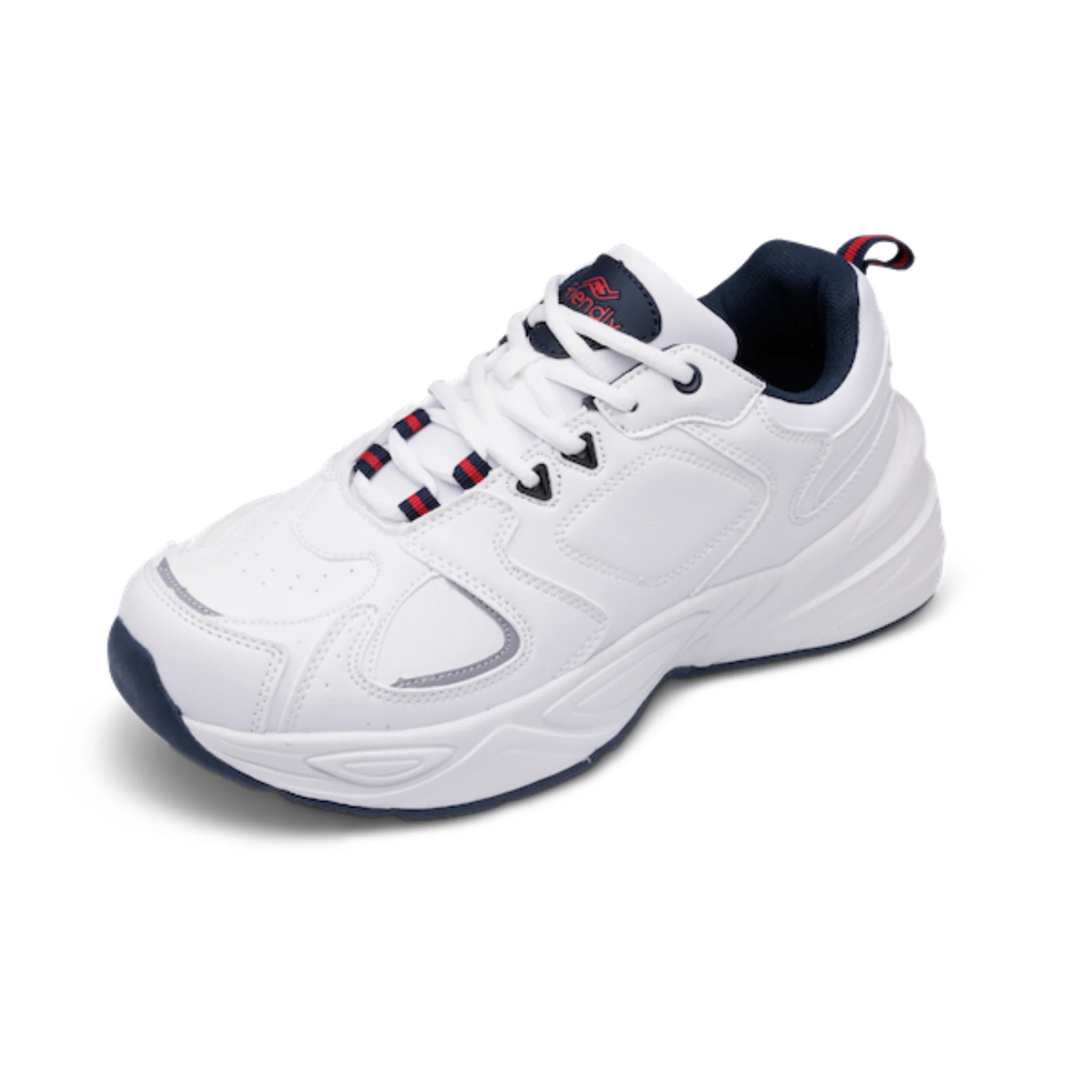 Friendly Shoes (Mens) - Tenease White - Image 4
