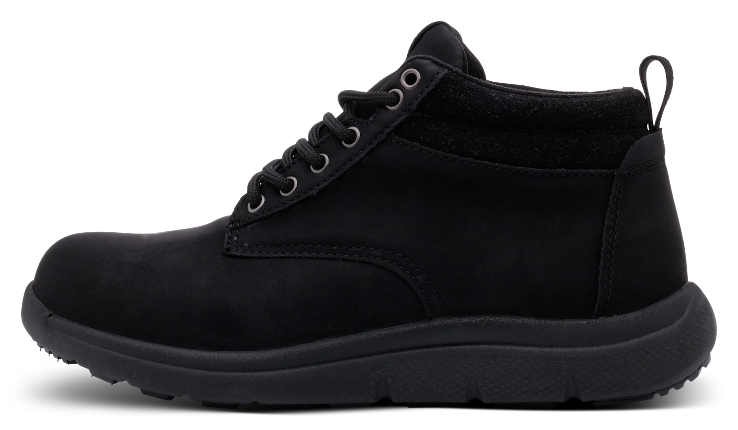 Friendly Shoes (Womens) - Scout Zip-Up Boot Black - Image 3