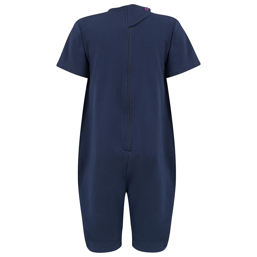 KayCey®Z Secret Zip Back Jumpsuits (Kids) - Short Sleeve / Knee Length - Image 6