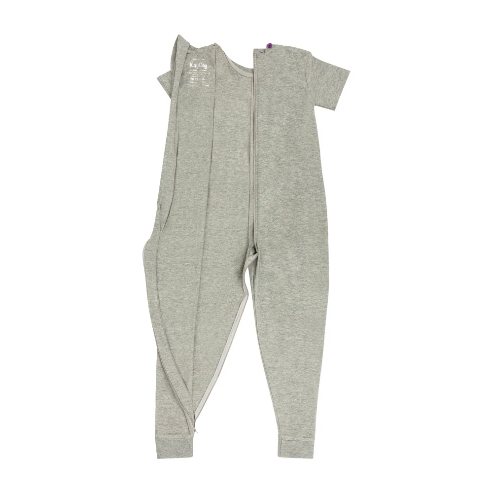KayCey®Z Secret Zip Back Jumpsuits (Kids) - Short Sleeve / Ankle Length - Image 4