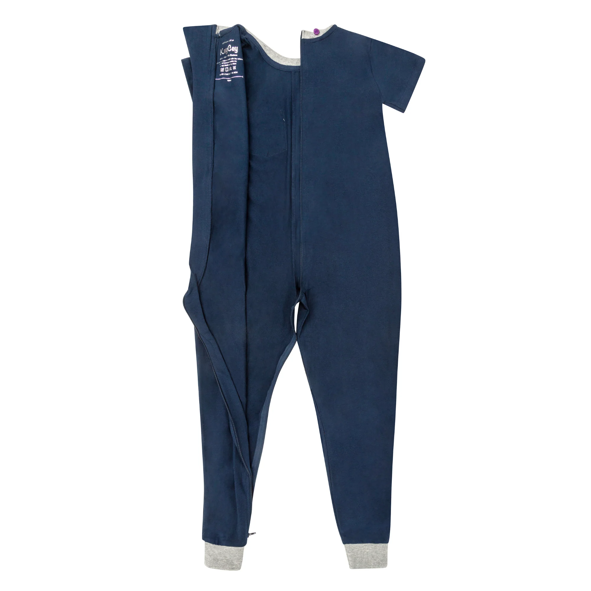 KayCey®Z Secret Zip Back Jumpsuits (Adults) - Short Sleeve / Ankle Length - Image 10