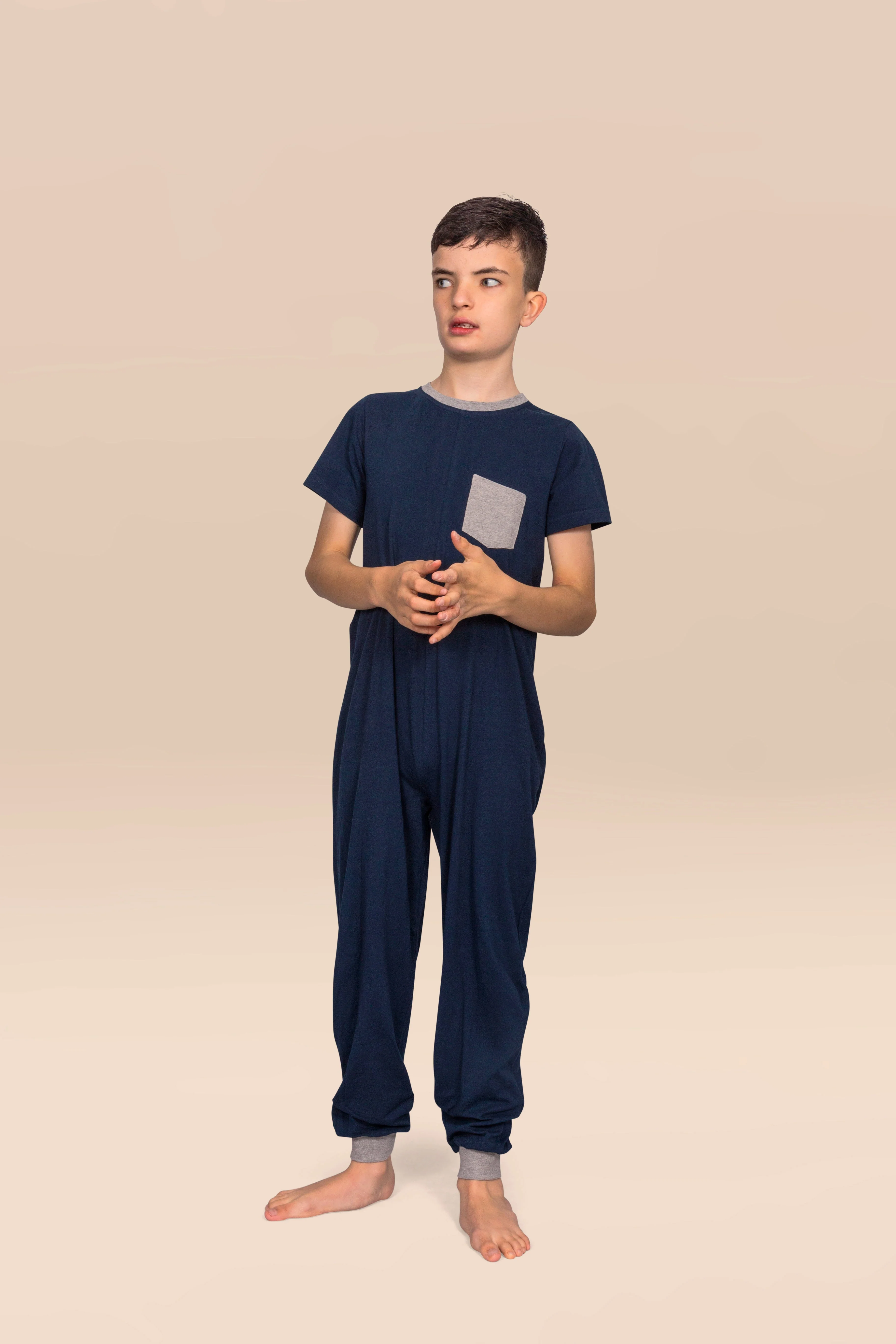 KayCey®Z Secret Zip Back Jumpsuits (Adults) - Short Sleeve / Ankle Length - Image 9