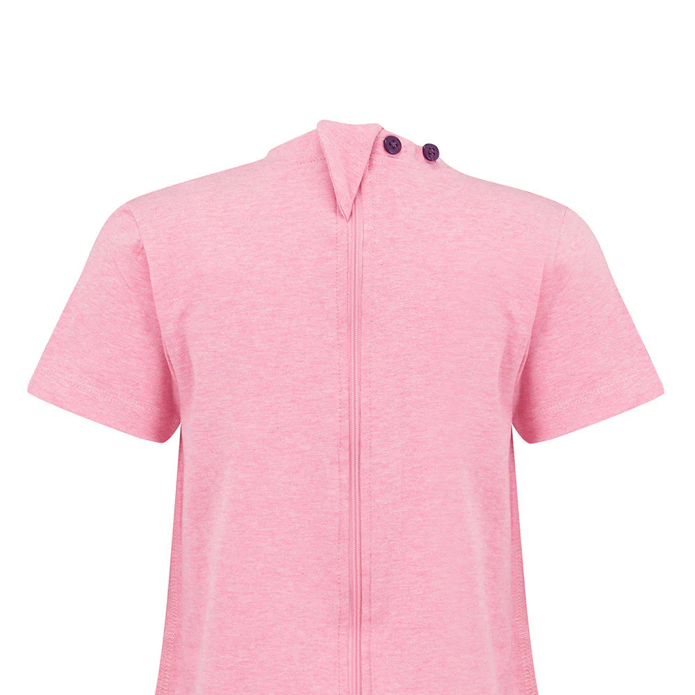 KayCey®Z Secret Zip Back Jumpsuits (Adults) - Short Sleeve / Knee Length - Image 3