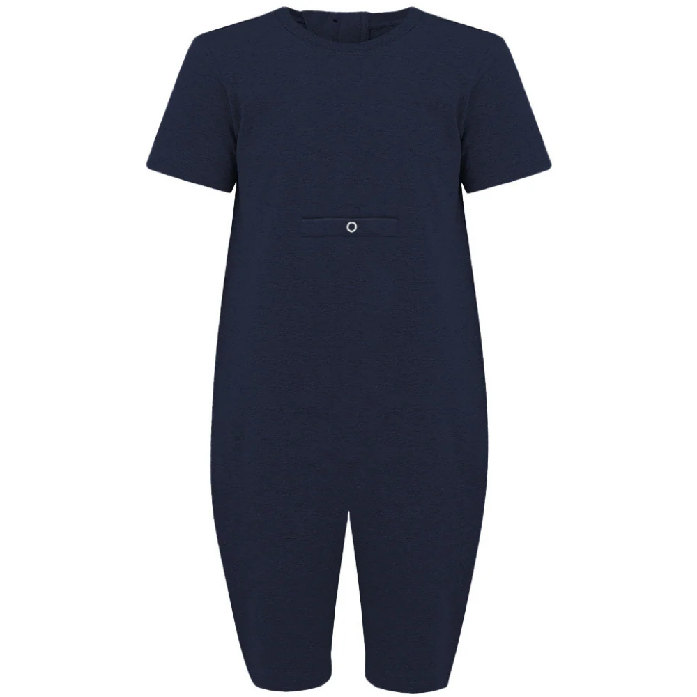 KayCey®Z Secret Zip Back Jumpsuits with Tube Access (Adults) - Short Sleeve / Knee Length - Image 11