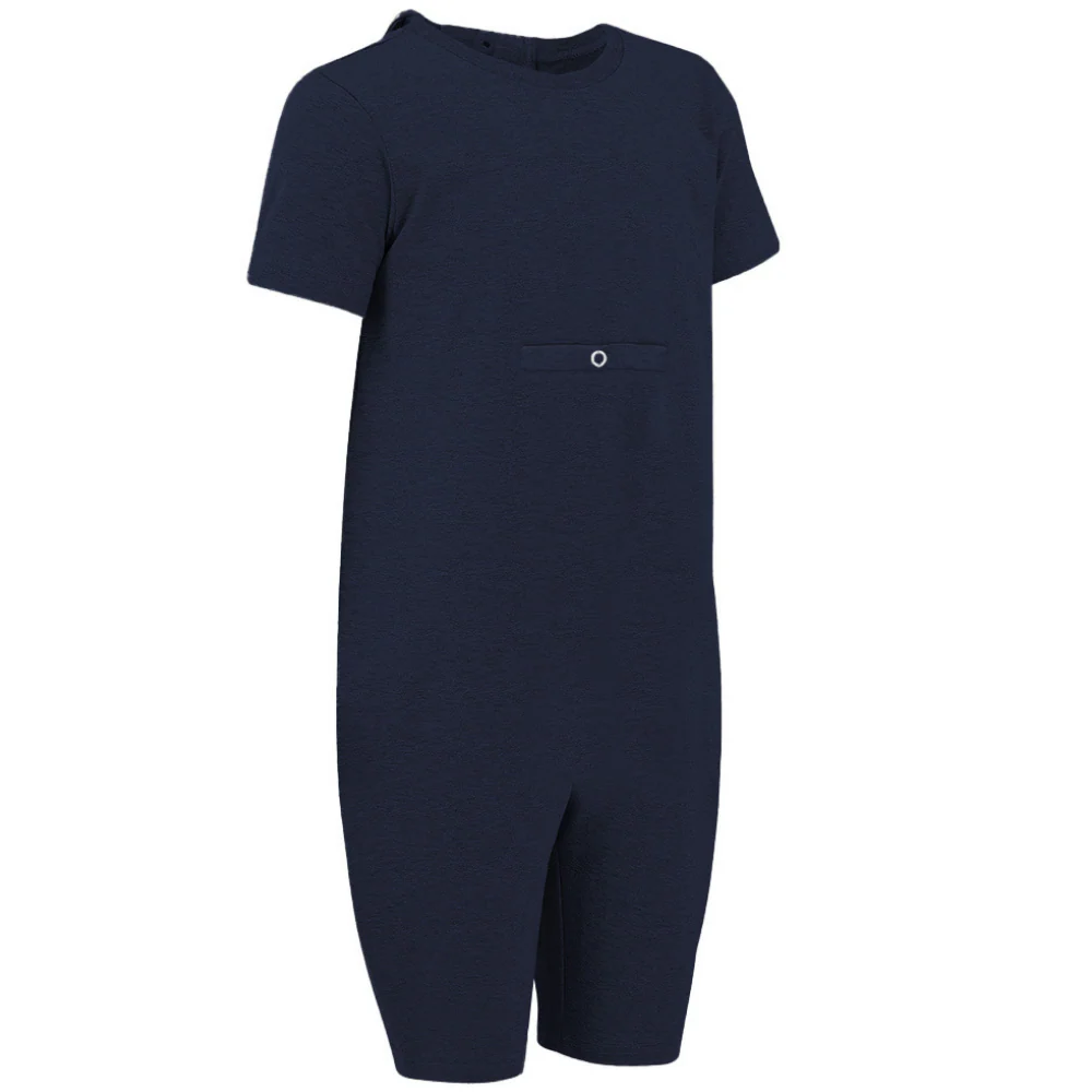 KayCey®Z Secret Zip Back Jumpsuits with Tube Access (Adults) - Short Sleeve / Knee Length - Image 12