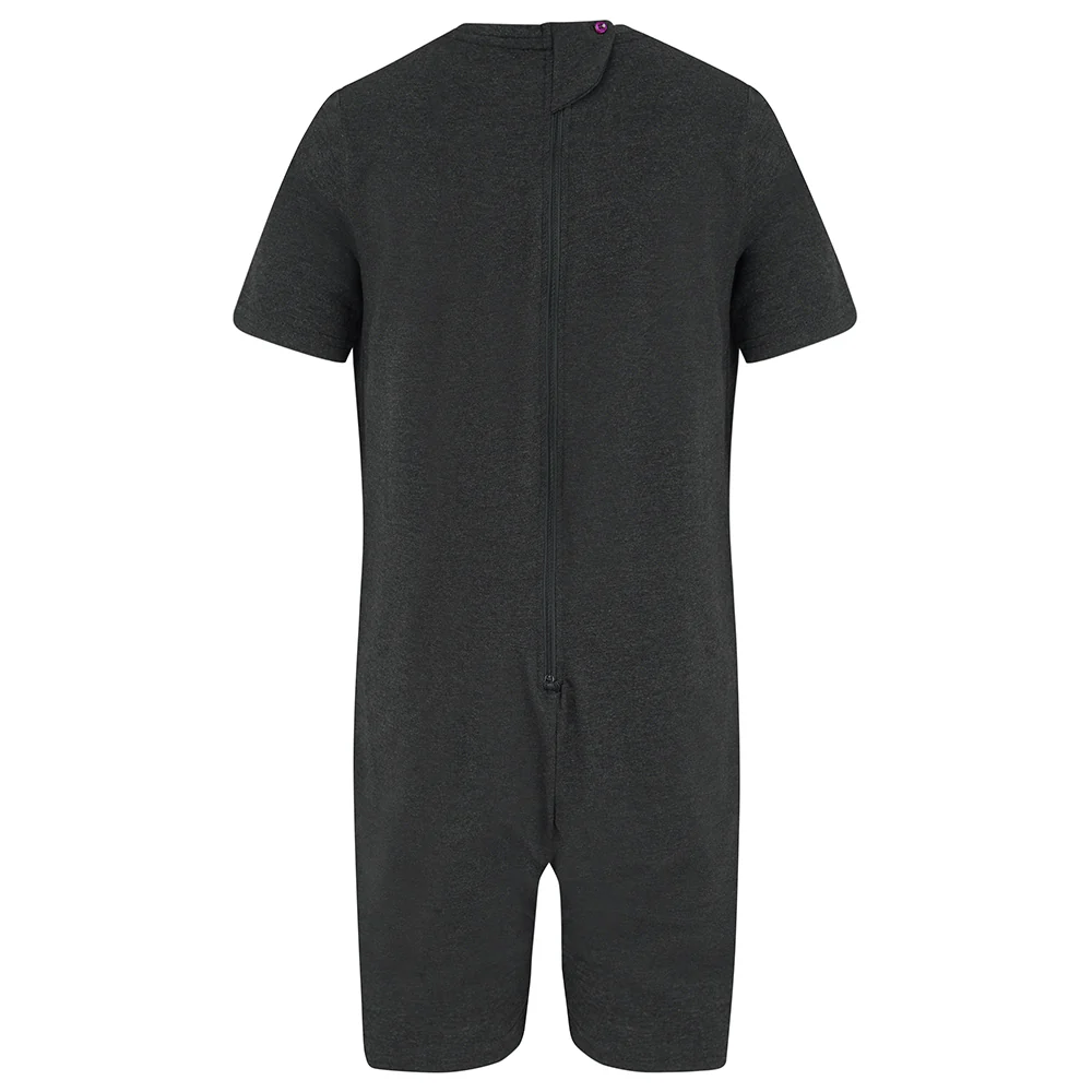 KayCey®Z Secret Zip Back Jumpsuits (Adults) - Short Sleeve / Knee Length - Image 4