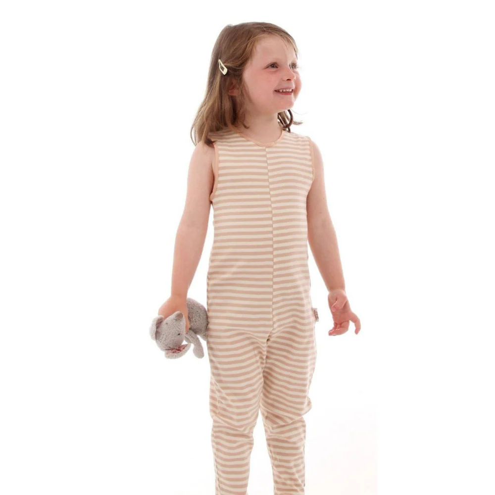 Scratch Sleeves (Kids) - Button Back Footed Dungarees - Image 6